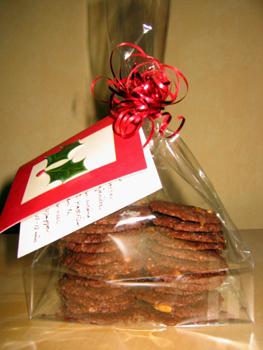 Biscotti di cioccolata e pinoli